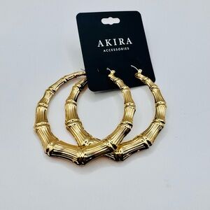 Akira Gold Hoop Earrings